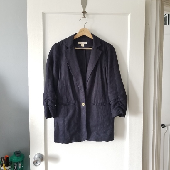 MICHAEL Michael Kors Jackets & Blazers - Donating 10/4 -Michael Kors Navy Linen Blazer